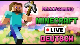 🔴Minecraft live DeutschJeder kann MitspielenDeutschGermanBedrockJava bald kommt mein server on [upl. by Nalor]