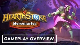 Hearthstone Mercenaries  PVE and Bounties Gameplay Overview [upl. by Drusie]