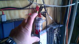 Explanation of the DC 500K uf or micro farad capacitor used in my solar set up [upl. by Ykcaj]