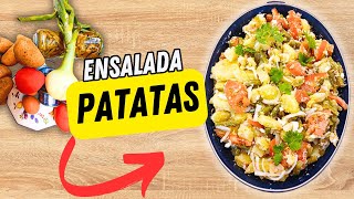 5 mejores ensaladas de patata de verano Ensaladas de patata cocida Ensalada de patata Alemana [upl. by Nyrual]