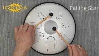 How To Play Falling Star on Idiopan Steel Tongue Drums [upl. by Haseena]