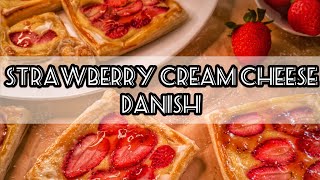 Cream Cheese Danish Recipe With Crescent Rolls 🍥 QUICK amp EASY [upl. by Neelloc]