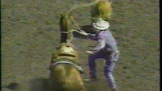 Calf Roping  Ellensburg Rodeo Short Round 1992 [upl. by Airehc69]