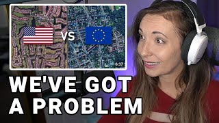 American vs European Suburbs  American Reacts [upl. by Leid]