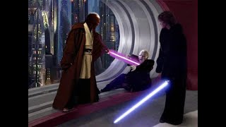 Mace Windu vs Palpatine  Star Wars Revenge of the Sith [upl. by Wendin450]