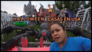 HALLOWEEN LAS MEJORES CASAS DECORADAS EN USA 🎃🦇👻 [upl. by Ettenil]