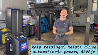 Kaip teisingai keisti alyvą automatinėje pavarų dėžėje [upl. by Nosreh907]