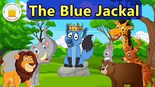 The Blue Jackal  Moral Stories Story for kids  Tamilarasi English [upl. by Ahsuas]