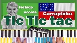 Tic Tic Tac Carrapicho lyrics tutorial teclado letra [upl. by Selym]