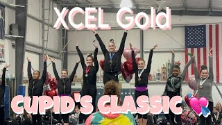 XCEL Gold Cupid’s Classic Gymnastics Competition 2024 [upl. by Helbonnas]