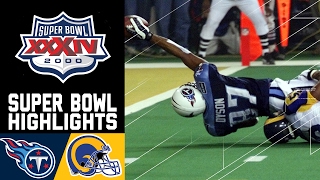 Super Bowl XXXIV Recap Rams vs Titans  NFL [upl. by Notsle]