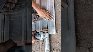 profil lock kaise kare  profile lock system youtubeshorts welding [upl. by Anelaj]