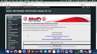 setting up mofi cloudlink on MOFI4500 router [upl. by Lednic]