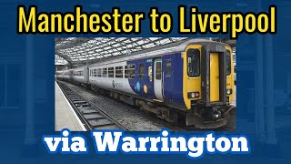 Manchester Oxford Road to Liverpool Lime Street  FULL JOURNEY  Northern 156 Sprinter CLC Line [upl. by Palocz]