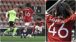 Hannibal Mejbri vs Borussia Dortmund U19s  Every Touch  Fantastic Performance  010322 [upl. by Crescentia]