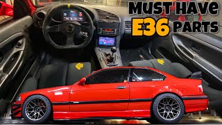 Interior amp Stereo Upgrades Every BMW E36 Needs  Installed on my LS1 Swapped M3 [upl. by Eihtur940]