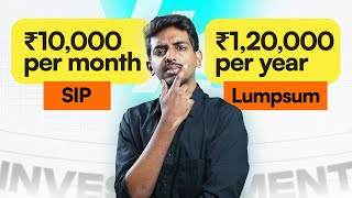 SIP 💧Vs Lump Sum 🌊  Which is Better Mutual Fund Investment for Long Term Wealth [upl. by Pachton]