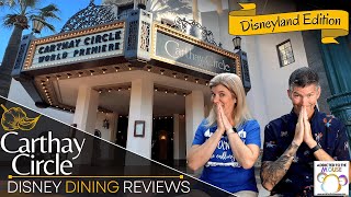 Carthay Circle Restaurant in Disney California Adventure  Disney Dining Review [upl. by Anayra]