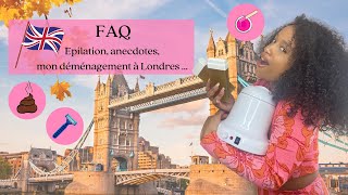 Épilation  je réponds à vos questions épilation anecdote ma vie desthéticienne à Londres [upl. by Packton140]