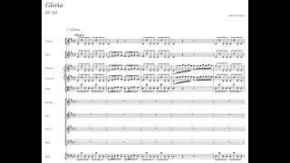 Antonio Vivaldi  Gloria in D Major RV 589 w score [upl. by Aytida]