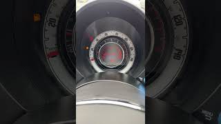 Tyre pressure Fiat 500 2023  Fiat 500 Hybrid  how to Reset Tyre pressures [upl. by Rebmetpes]