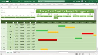 Power Gantt Chart Project Planner for Project Management [upl. by Igic]