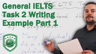 General IELTS Task 2 writing example to get a high score PART 1 [upl. by Noxid]