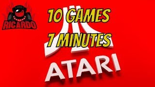 Atari ST 10 Games 7 minutes [upl. by Atalayah]