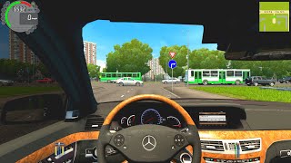 MERCEDES BENZ S65 AUTO  CITY CAR DRIVING 1592  G29 [upl. by Nnovahs]