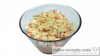 Dietní salát Coleslaw  videorecept [upl. by Halivah]