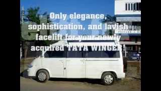 TATA WINGER MODIFIEDmodified van  wingermodified car [upl. by Nnanaej247]