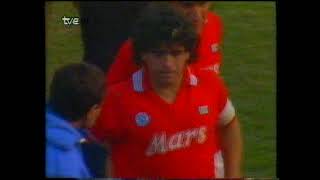 SSC Napoli  Atalanta BC 19890219 Serie A 18rd [upl. by Aima]