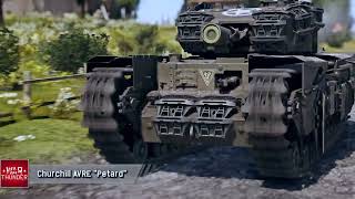 War Thunder  Churchill AVRE “Petard” [upl. by Llednol]