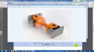 3d  modelleren  cardan koppeling  solidworks samenstelling  NL language [upl. by Korwin]