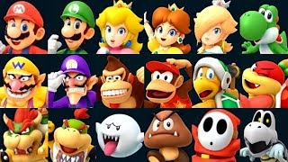 Super Mario Party  All Characters [upl. by Carothers69]