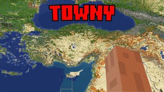 Gerçek Dünya Haritalı Minecraft Towny Sunucusu  WintCraft [upl. by Ahtinak237]