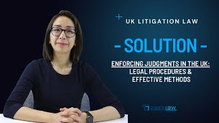 How to Enforce Judgments in the UK Legal Procedures amp Effective Methods [upl. by Marola]