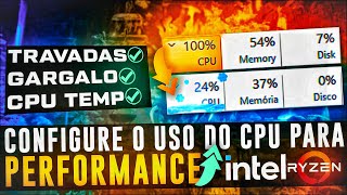 OTIMIZAÇÃO SIMPLES para fim do CPU em 100  nos jogos  USO e TEMPERATURA do PROCESSADOR  2022 [upl. by Byron140]