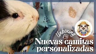 ¡CAMITAS y LINERS personalizados para COBAYAS 🐹🎁 Unboxing de quotEl jardín de las deliciasquot 🧵🐰 [upl. by Dosia]