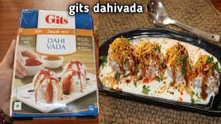 Gits Dahi Vada packet Recipe  breakfast time में बनाए गिट्स के पैकेट से स्वादिष्ट दही वड़ा रेसिपी [upl. by Adnaram439]