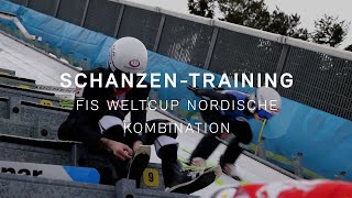 SchanzenTraining für den FIS Weltcup Nordische Kombination Seefeld [upl. by Jemmy68]