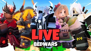 Roblox Bedwars Livestream Customs  Update [upl. by Ydahs]