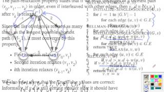 Topic 18 B BellmanFord and DAG Shortest Paths [upl. by Ahsed]