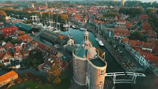 Enkhuizen The Netherlands by drone 4k [upl. by Eiryk]