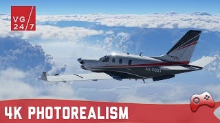 Microsoft Flight Simulator 4K Photorealistic Gameplay Preview [upl. by Pavel]