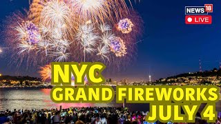 Firework New York Show Live  Macy’s 4th Of July Fireworks Show In NYC Live  US News Live  N18G [upl. by Noreh]