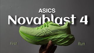 Asics Novablast 4 First Run  Sepatu Lari Favorit Semua Orang Muncul Lagi  Masih Jadi Favorit [upl. by Herb7]