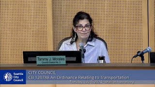 Seattle City Council Meeting 722024 [upl. by Uel992]