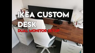 IKEA Hack Desk  Overview [upl. by Steffi]