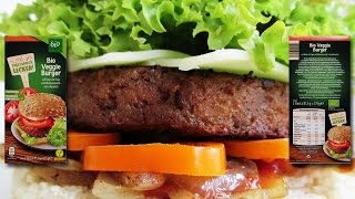 Bio Veggie Burger von Tofu Life Aldi Süd  Vegetarischer Hamburger  Kornvresser [upl. by Truelove483]